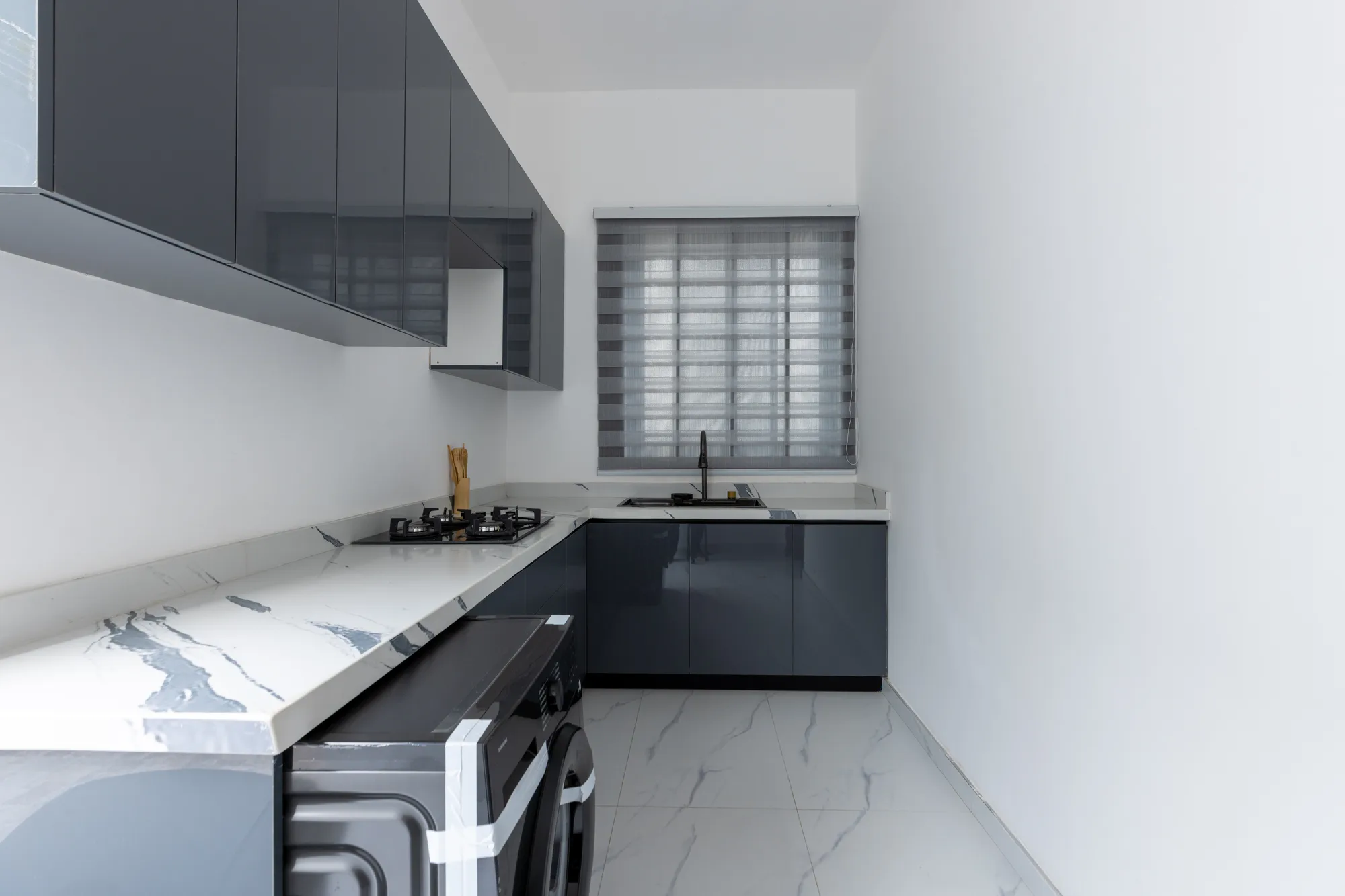 Residence Three wide kitchen support view